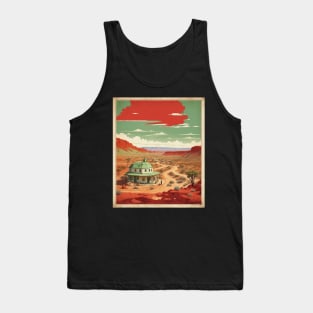 Broken Hill Australia Vintage Travel Poster Art Tank Top